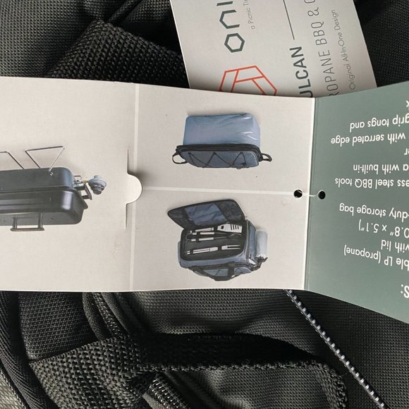 Picnic Time Vulcan Portable Propane Grill & Cooler Tote - Picture 5 of 5